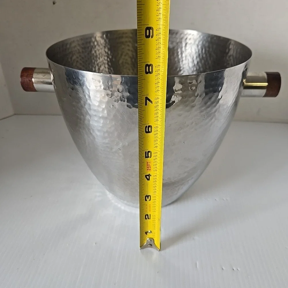 Hammered Metal Wine Chiller Ice Bucket From Max Studio‎ Home